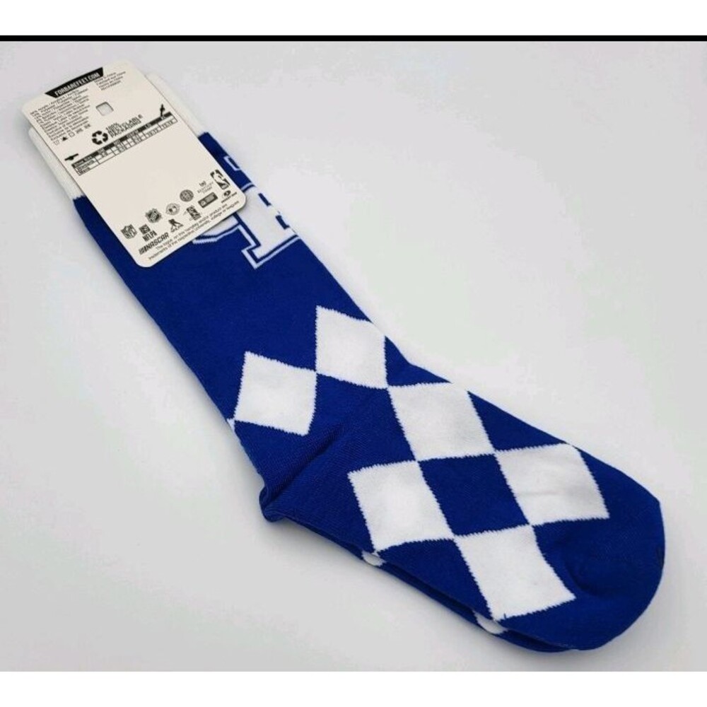 Kentucky Wildcats NCAA For Bare Feet (2) Knit Dress & (2) Crew Socks Men's Large - Picture 9 of 10